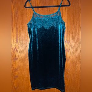 Xhilaration Emerald Green Slip Dress